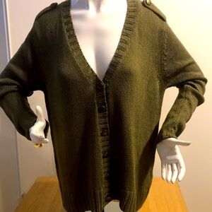 Cardigan khaki